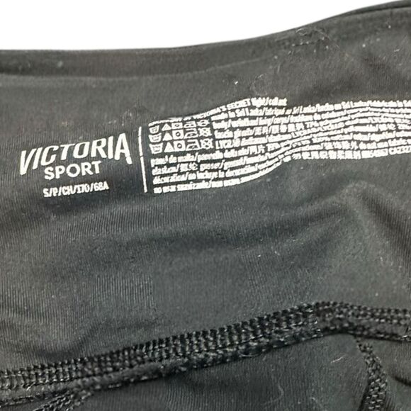 VICTORIA’S SECRET VICTORIA SPORT VSX Women’s Black Mesh Panel High-Waist Legging - Picture 3 of 5